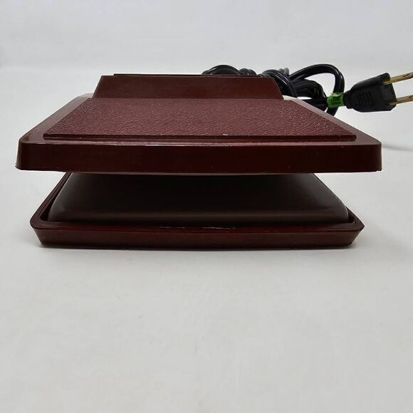 VINTAGE EQUALITY SEWING MACHINE PEDAL BURGUNDY MADE IN JAPAN - Picture 5 of 5